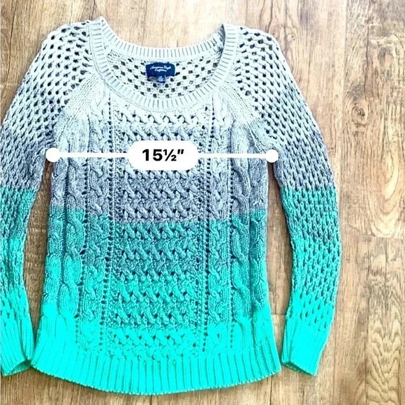 American Eagle Outfitters Multi Color Sweater So Cute - Picture 6 of 10